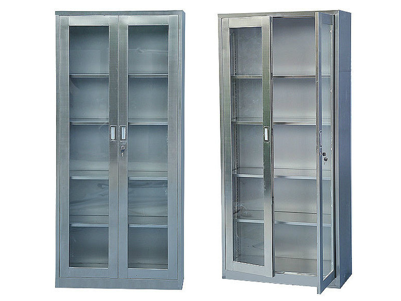 宁夏不锈钢通玻器械柜