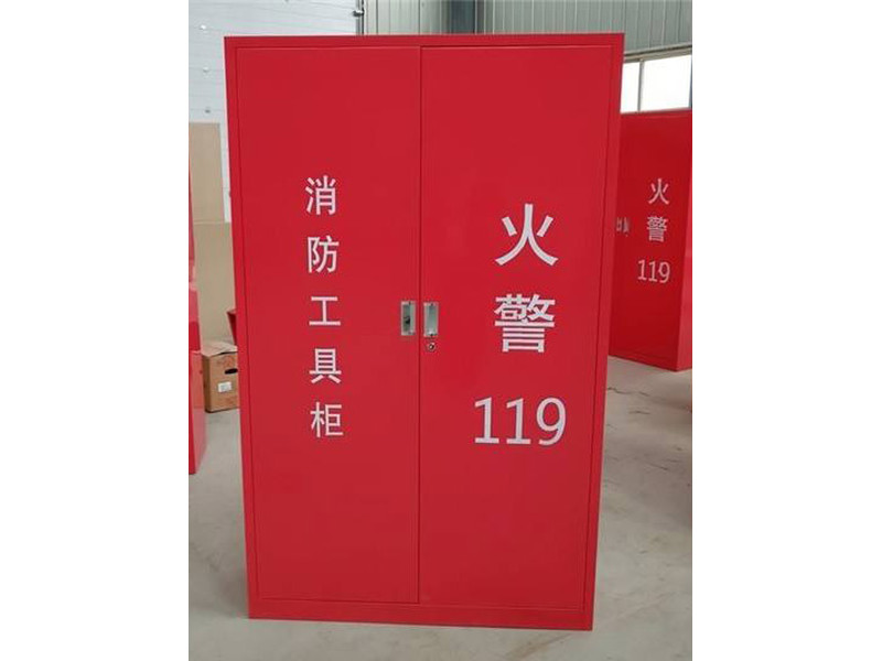 绿皮双屉双门工具橱