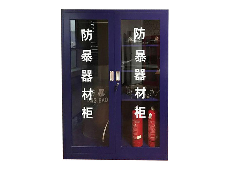 双门红色工具橱