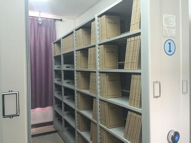 存放档案盒手摇柜